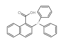 2-联苯基膦基-1-萘甲酸 结构式