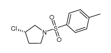 Pyrrolidine, 3-chloro-1-[(4-methylphenyl)sulfonyl]-, (3S)- 结构式