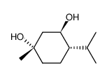 1,3-Cyclohexanediol, 1-methyl-4-(1-methylethyl)-, (1S,3R,4S)- 结构式