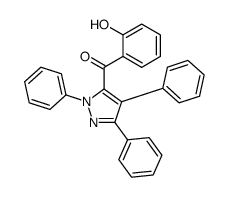 Methanone, (2-hydroxyphenyl)(1,3,4-triphenyl-1H-pyrazol-5-yl)- 结构式