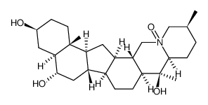 Cevane-3,6,20-三醇 28-氧化物, (3β,5α,6α)- 结构式