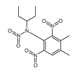 N-(1-ethylpropyl)-2,6-dinitro-N-nitro-3,4-dimethylbenzeneamine 结构式