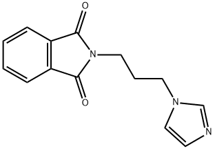 2-[3-(1H-咪唑-1-基)丙基]-1H-异吲哚-1,3(2H)-二酮 结构式