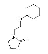 3-[2-(环己基氨基)乙基]-2-恶唑烷酮 结构式