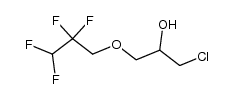 2-Propanol, 1-chloro-3-(2,2,3,3-tetrafluoropropoxy)- 结构式