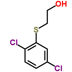 2-[(2,5-二氯苯基)硫代]乙醇 结构式