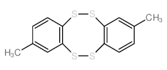 Dibenzo[c,g][1,2,5,6]tetrathiocin, 2,8-dimethyl- 结构式
