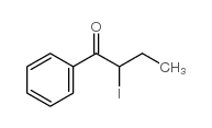2-碘-1-苯基-1-丁酮 结构式