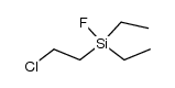 Silane, (2-chloroethyl)diethylfluoro- 结构式