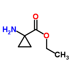1-氨基环丙烷羧酸乙酯 结构式