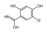 5-氯-2,4-二羟基苯甲酰胺 结构式
