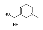 3-Pyridinecarboxamide,1,2,5,6-tetrahydro-1-methyl-(9CI) 结构式