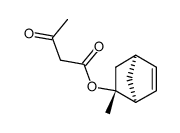 3-氧代丁酸 2-甲基双环[2.2.1]庚-5-烯-2-基酯, 外型 结构式
