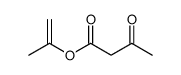 Butanoic acid, 3-oxo-, 1-methylethenyl ester 结构式