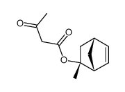Butanoic acid, 3-oxo-, 2-methylbicyclo[2.2.1]hept-5-en-2-yl ester, endo- (9CI) 结构式