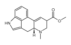 Ergoline-8-carboxylic acid, 9,10-didehydro-6-methyl-, methyl ester 结构式