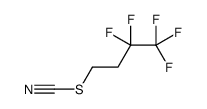 3,3,4,4,4-五氟丁基硫氰酸酯 结构式