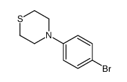 4-(4-溴苯基)硫代吗啉 结构式