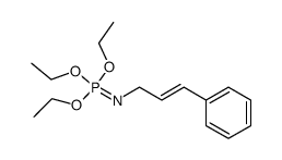 Phosphorimidic acid, (3-phenyl-2-propenyl)-, triethyl ester (9CI) 结构式