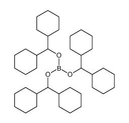 Tris(dicyclohexylmethoxy)borane 结构式
