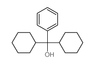 α,α-二环己基苯甲醇 结构式
