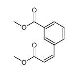 Benzoic acid, 3-[(1E)-3-methoxy-3-oxo-1-propenyl]-, methyl ester 结构式