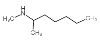 N,1-二甲基己胺 结构式