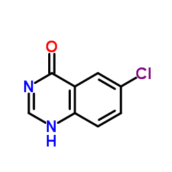 6-氯-4(3H)-喹唑啉酮 结构式