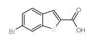 6-溴苯并[b]噻吩-2-甲酸 结构式