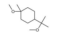 1-methoxy-4-(1-methoxy-1-methylethyl)-1-methylcyclohexane 结构式