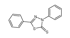3,5-二苯基-1,3,4-噻二唑-2(3H)-硫酮 结构式