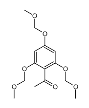 1-[2,4,6-三(甲氧基甲氧基)苯基]乙酮 结构式