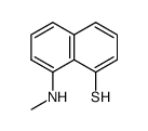 8-(甲氨基)-1-萘硫醇 结构式
