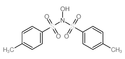 N,N-二对甲苯磺酰羟胺 结构式