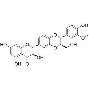 异水飞蓟宾A 结构式