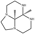 顺式-八氢-5a,8b-二甲基-3H,6H-2a,5,6,8a-四氮杂苊 结构式