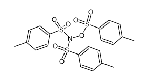 Benzenesulfonic acid, 4-methyl-, bis[(4-methylphenyl)sulfonyl]azanyl ester 结构式