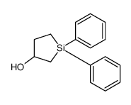 1,1-二苯基硅杂环戊烷-3-醇 结构式