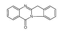 吲哚并[2,1-b]喹唑啉-12(6H)-酮 结构式