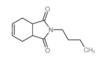 2-Butyl-3a,4,7,7a-tetrahydro-1H-isoindole-1,3(2H)-dione 结构式