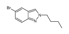 5-溴-2-丁基-2H-吲唑 结构式