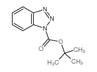 1-叔丁氧羰基苯并三唑 结构式