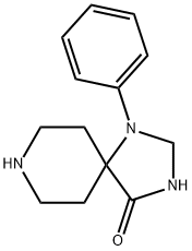 1-苯基-1,3,8-三氮杂螺[4.5]癸烷-4-酮 结构式