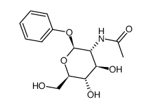 苯基-2-乙酰氨基-2-脱氧-Β-D-葡萄糖苷 结构式