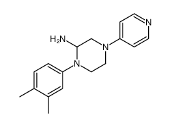 4-[4-(3,4-二甲基苯基)-1-哌嗪基]-3-吡啶胺 结构式