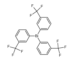 Bismuthine, tris[3-(trifluoromethyl)phenyl]- 结构式
