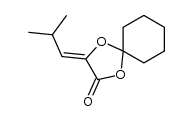 3-(2-甲基亚丙基)-1,4-二氧杂螺[4.5]癸烷-2-酮 结构式