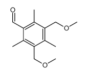3,5-二(甲氧基甲基)-2,4,6-三甲基苯甲醛 结构式