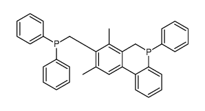 Phosphine, [(2,4,6-trimethyl-1,3-phenylene)bis(methylene)]bis[diphenyl- (9CI) 结构式