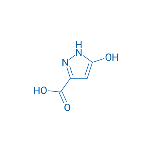 5-羟基-1H-吡唑-3-羧酸 结构式